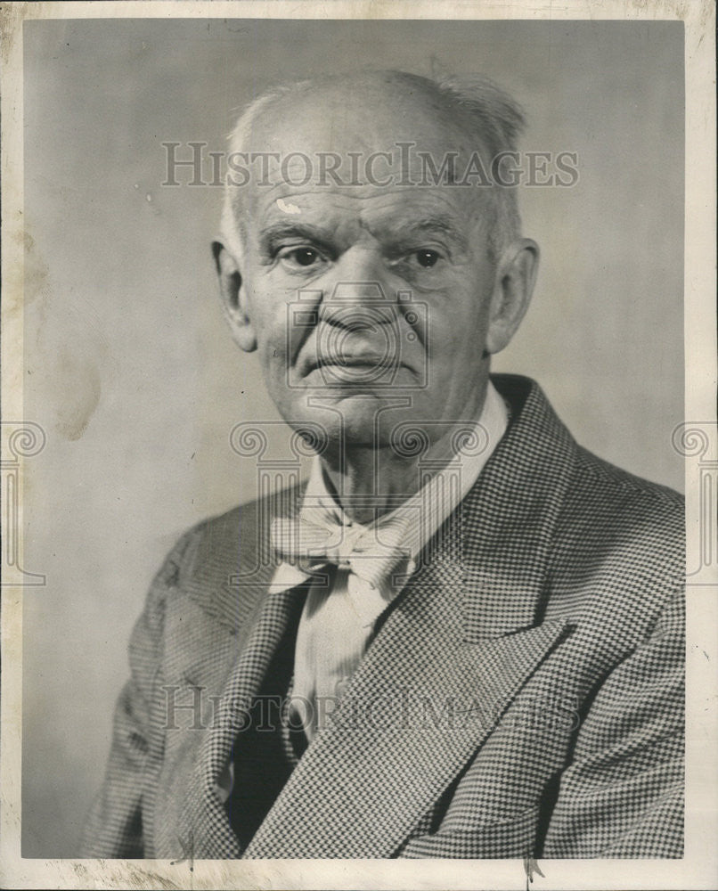 1947 Press Photo Clarence Buddington Keland Breezed in en Route to New York - Historic Images