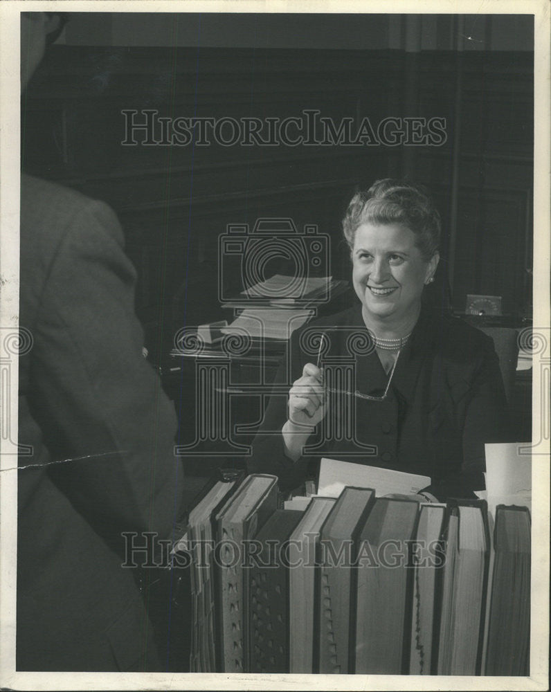 1962 Press Photo Mrs. Charlotte Reid Attempts to Become Congresswoman - Historic Images