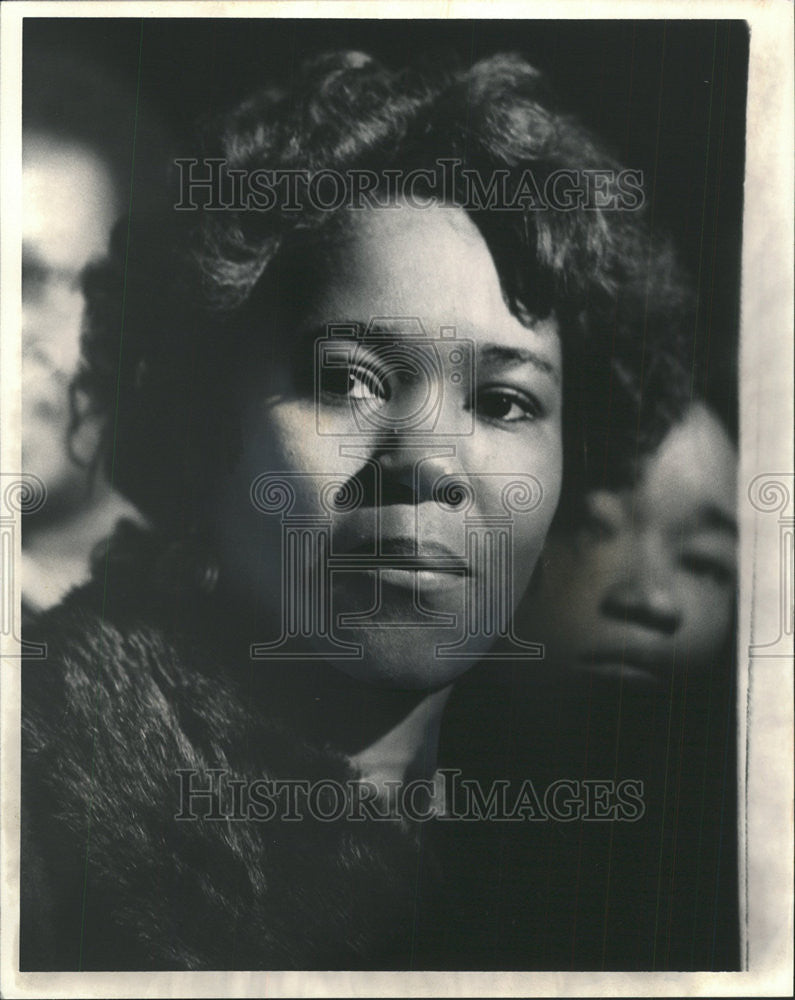 1986 Press Photo Queenesther Chaires hijacked bus - Historic Images