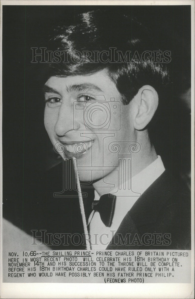 1966 Press Photo Prince Charles of Britain - Historic Images