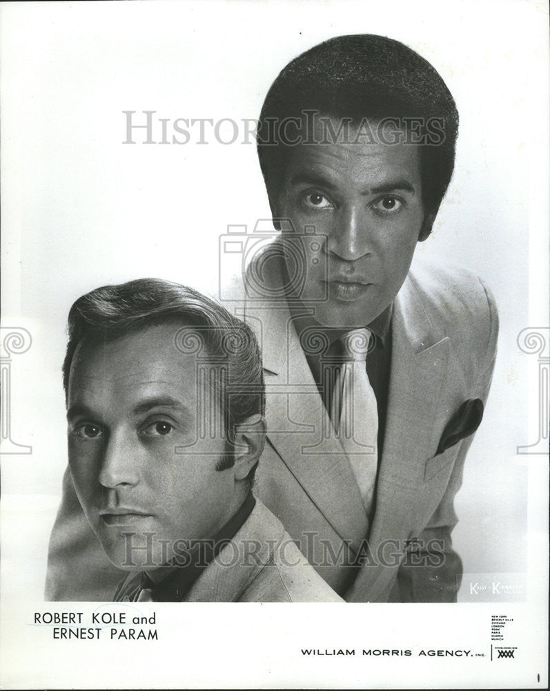 1969 Press Photo singers Robert Kole and Ernest Param - Historic Images