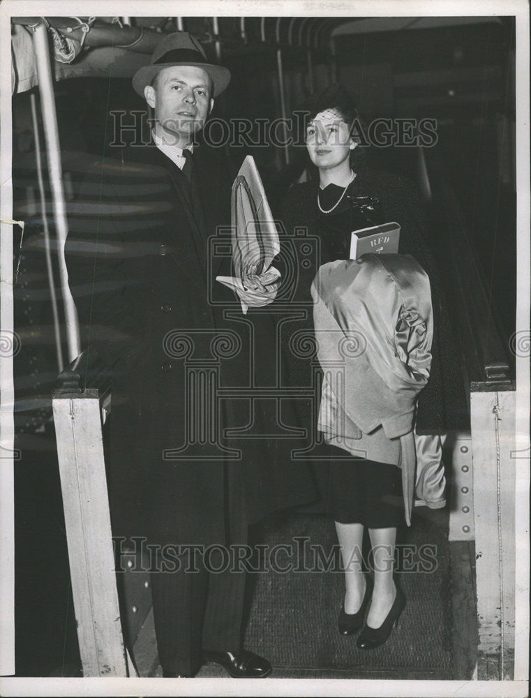 1938 Press Photo Mr. and Mrs. Gardner Cowles of Chicago owner of Look Magazine - Historic Images