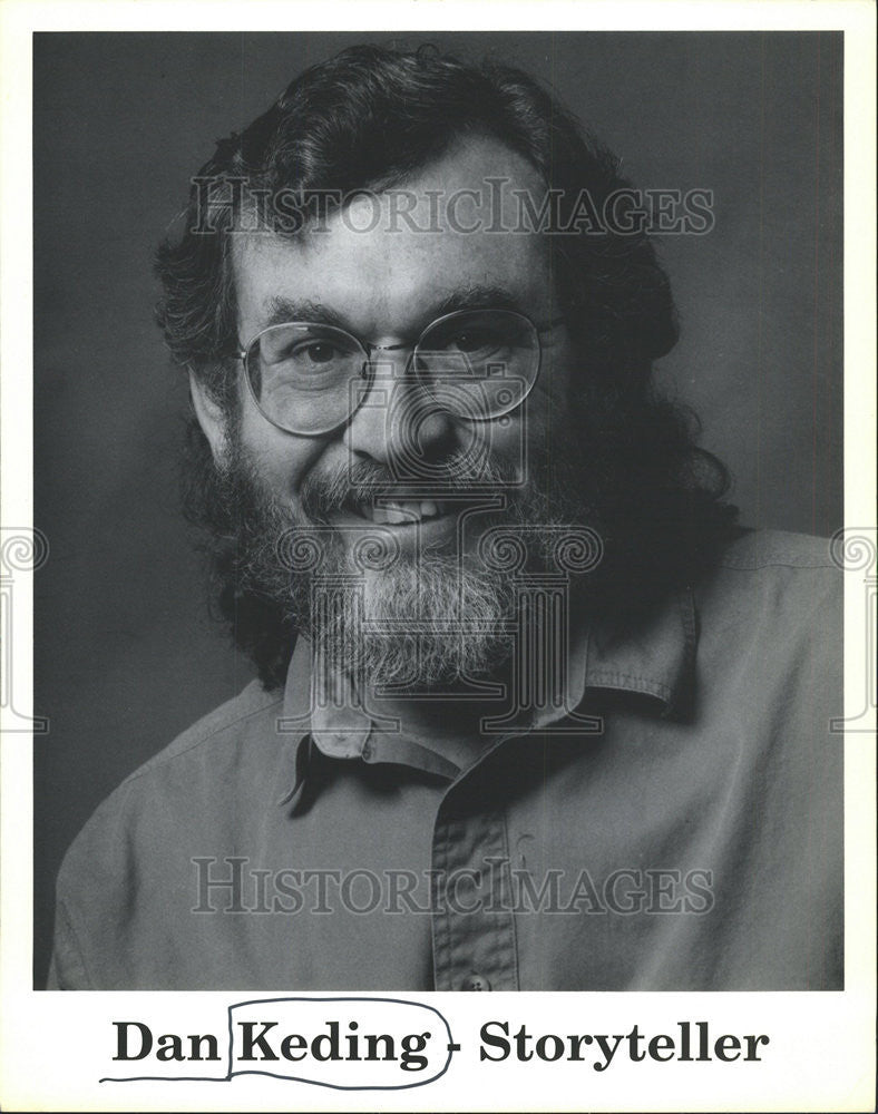 1997 Press Photo Dan Keding - Storyteller - Historic Images