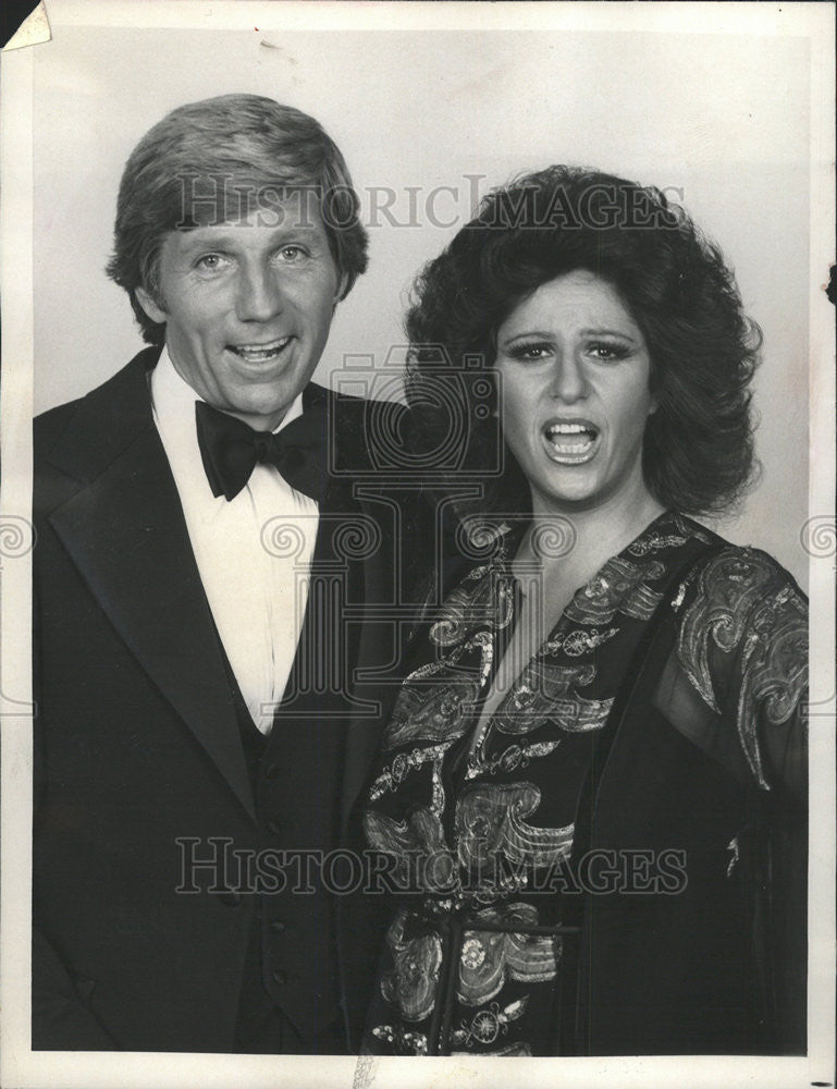 1979 Press Photo Gary Collins, Lainie Kazan &quot;People&#39;s Command Performance&quot; - Historic Images