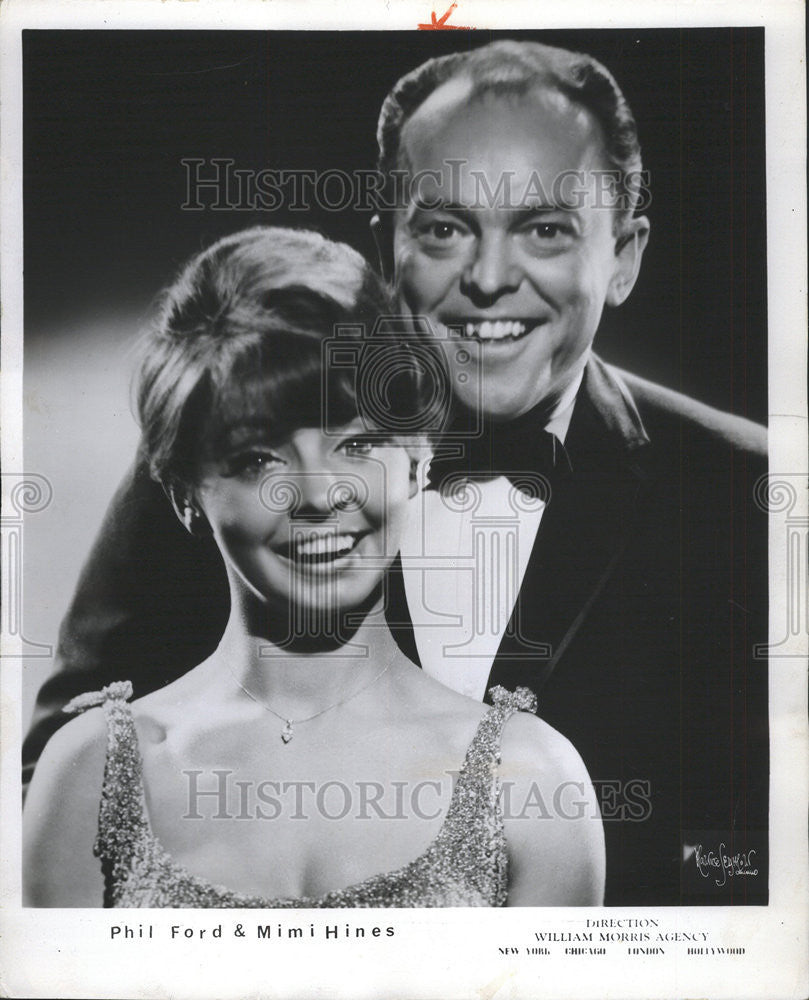 1964 Press Photo Phil Ford &amp; Mimi Hines Star In Pajama Game - Historic Images