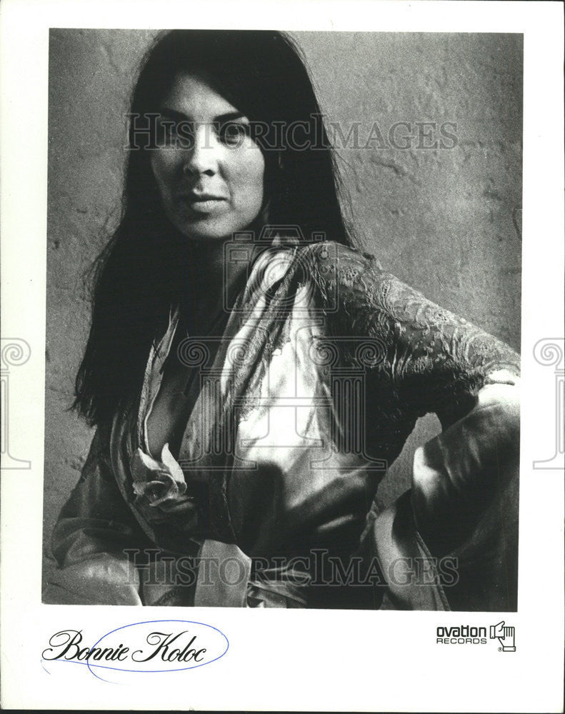 1974 Press Photo Singer Bonnie Koloc - Historic Images