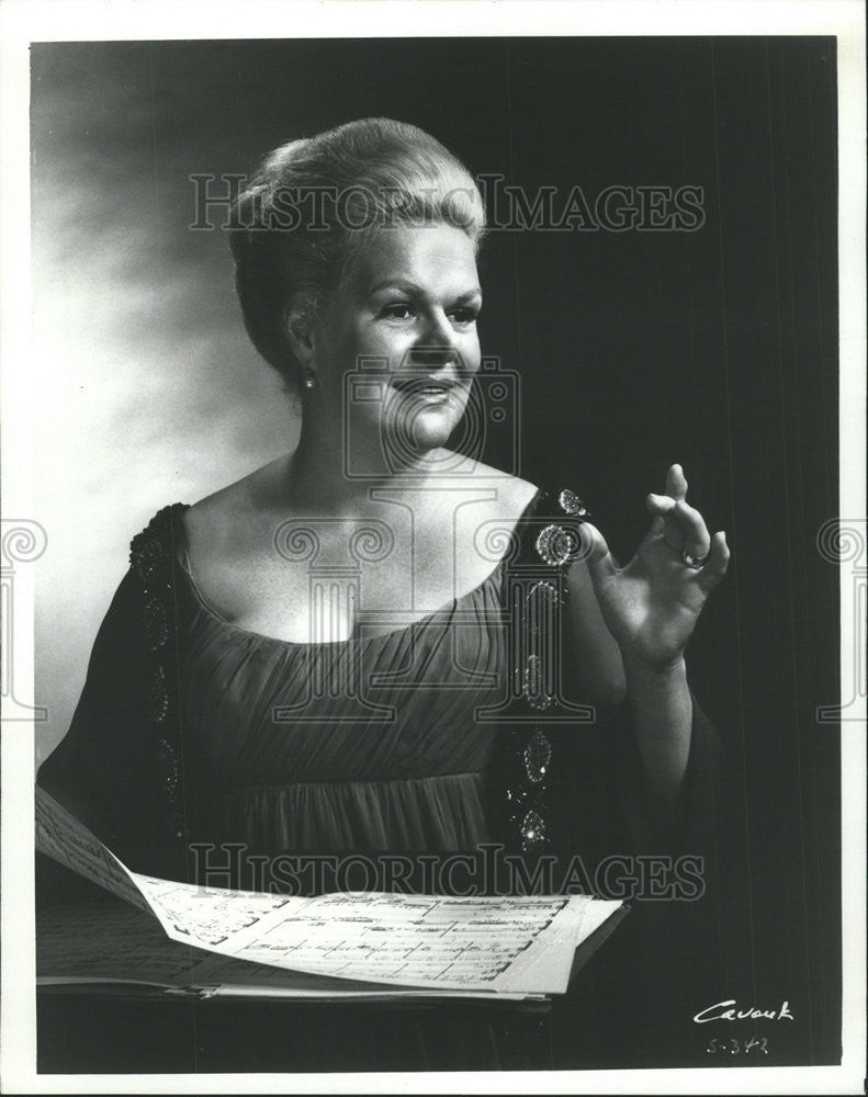 1973 Press Photo Contralto Singer Maureen Forrester - Historic Images