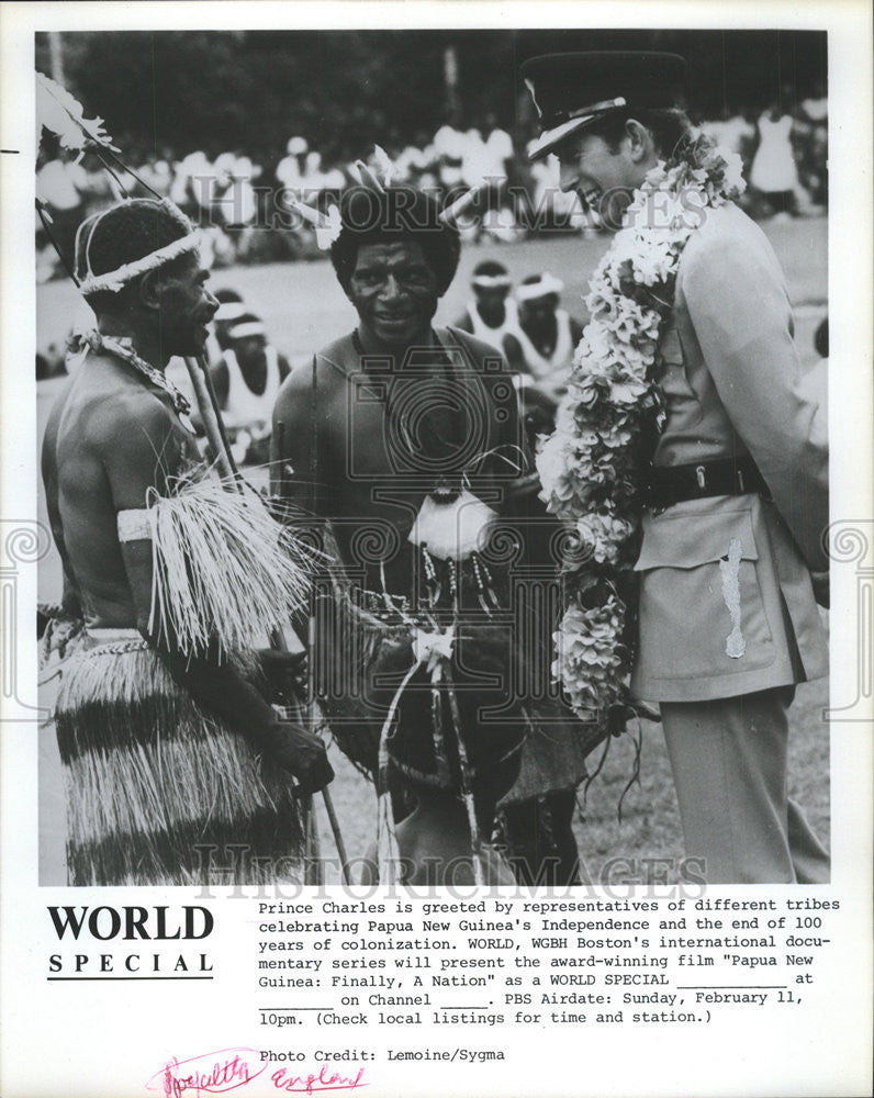 1979 Press Photo Prince Charles Papua New Guinea&#39;s Independence - Historic Images