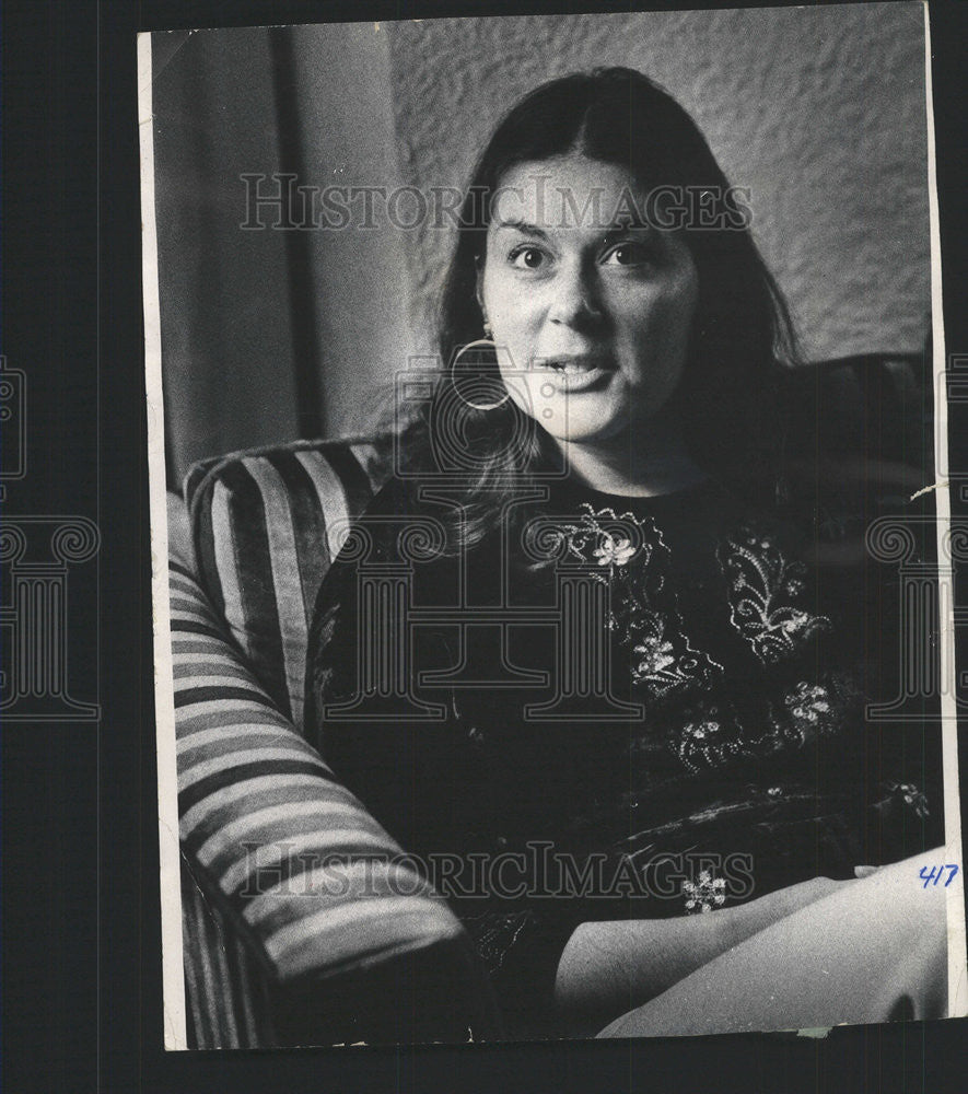 1974 Press Photo Karen DeCrow, President of National Organization for Women - Historic Images