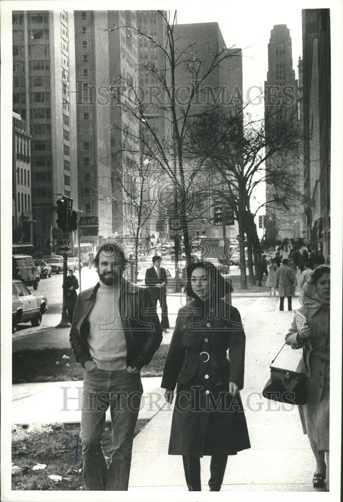 1978 Press Photo Andy Davis and Tamar Hoffs &quot;Stony Island&quot; - Historic Images