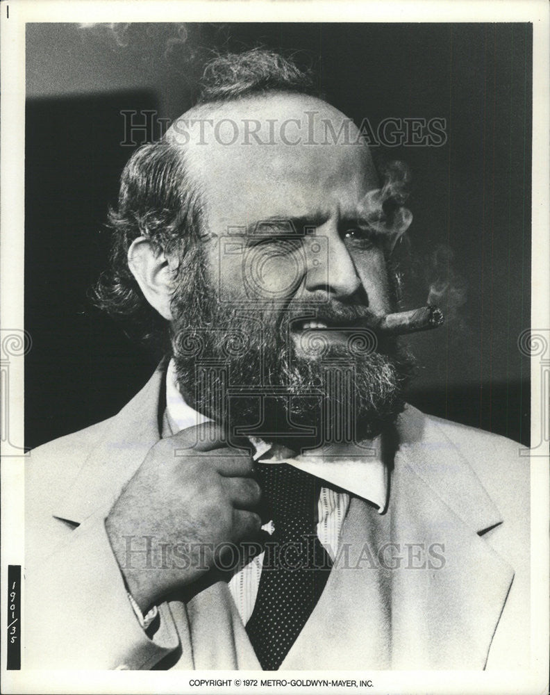 1972 Press Photo Victor Buono portrays John Colicos James Graham America Nelson - Historic Images