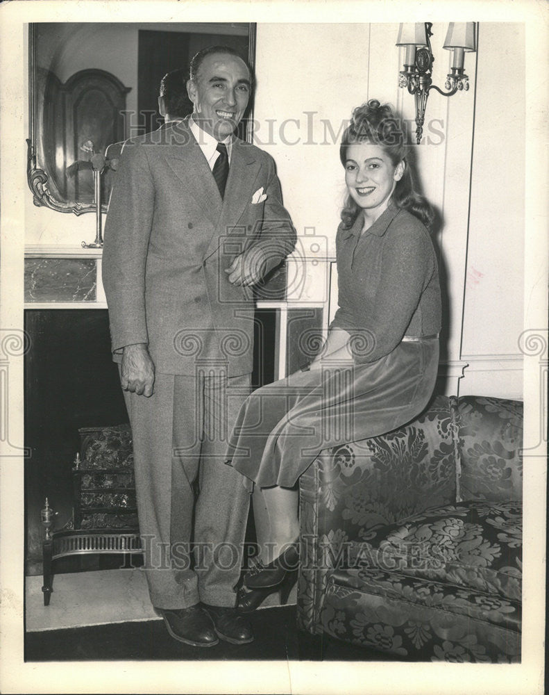 1942 Press Photo Joao Alberto Lins De Barros Brazil Coordinator Economic Visit - Historic Images