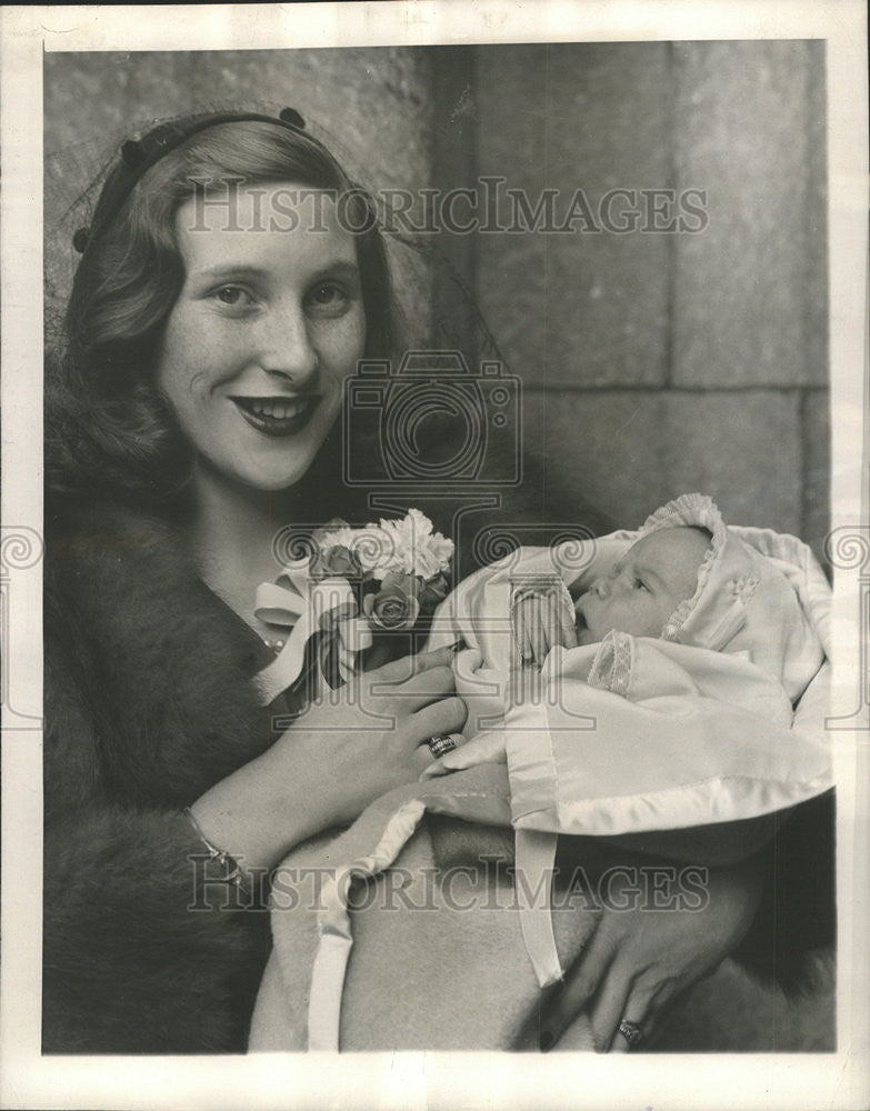 1940 Press Photo Ann Lindsay Bullard New York General Robert Lee Mrs William - Historic Images