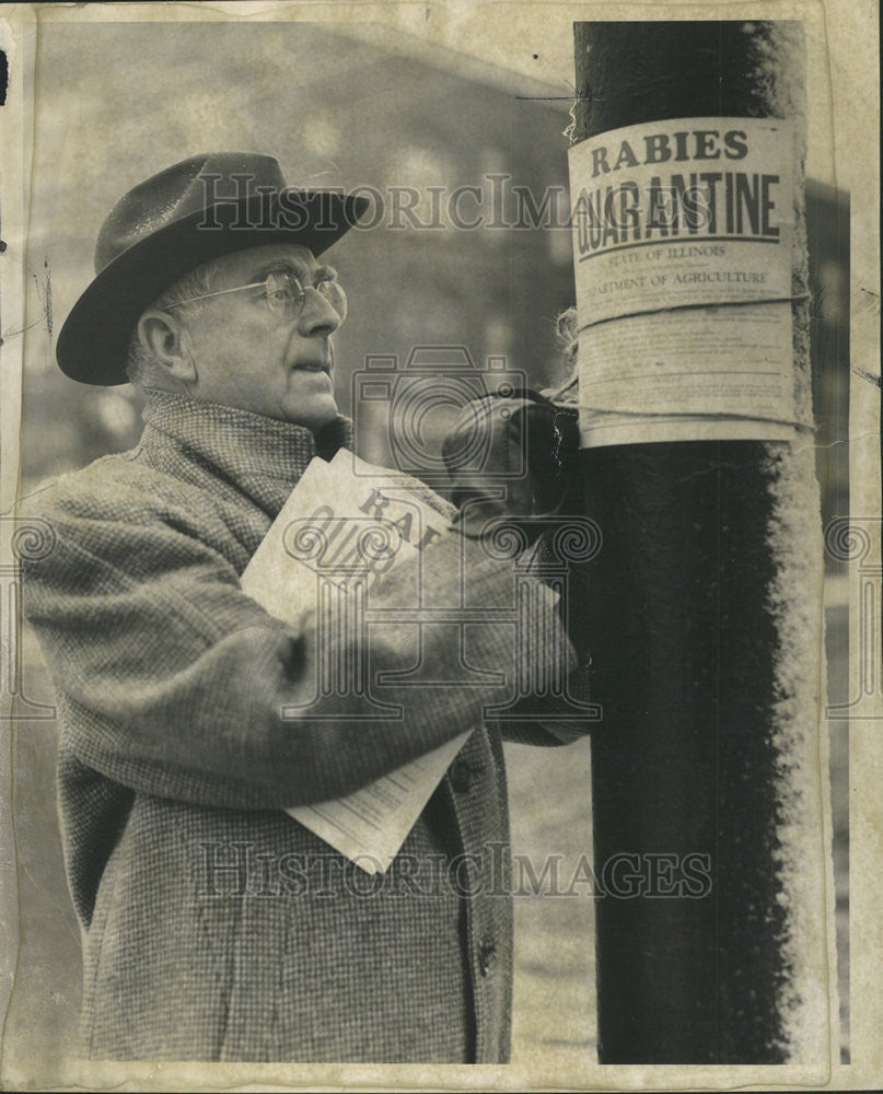 1953 Press Photo  Herman Bundesen post cottage neighborhood conspicuous places - Historic Images