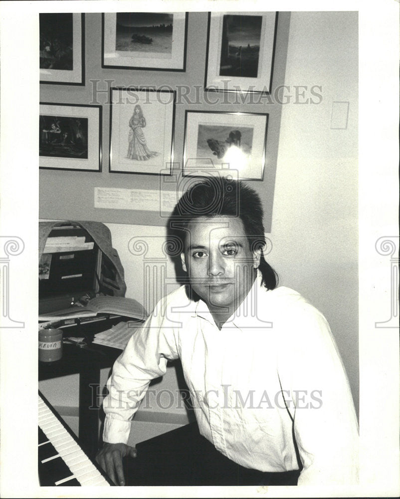 1988 Press Photo Goodman Theater Production Pal Joey Musical Director Picture - Historic Images