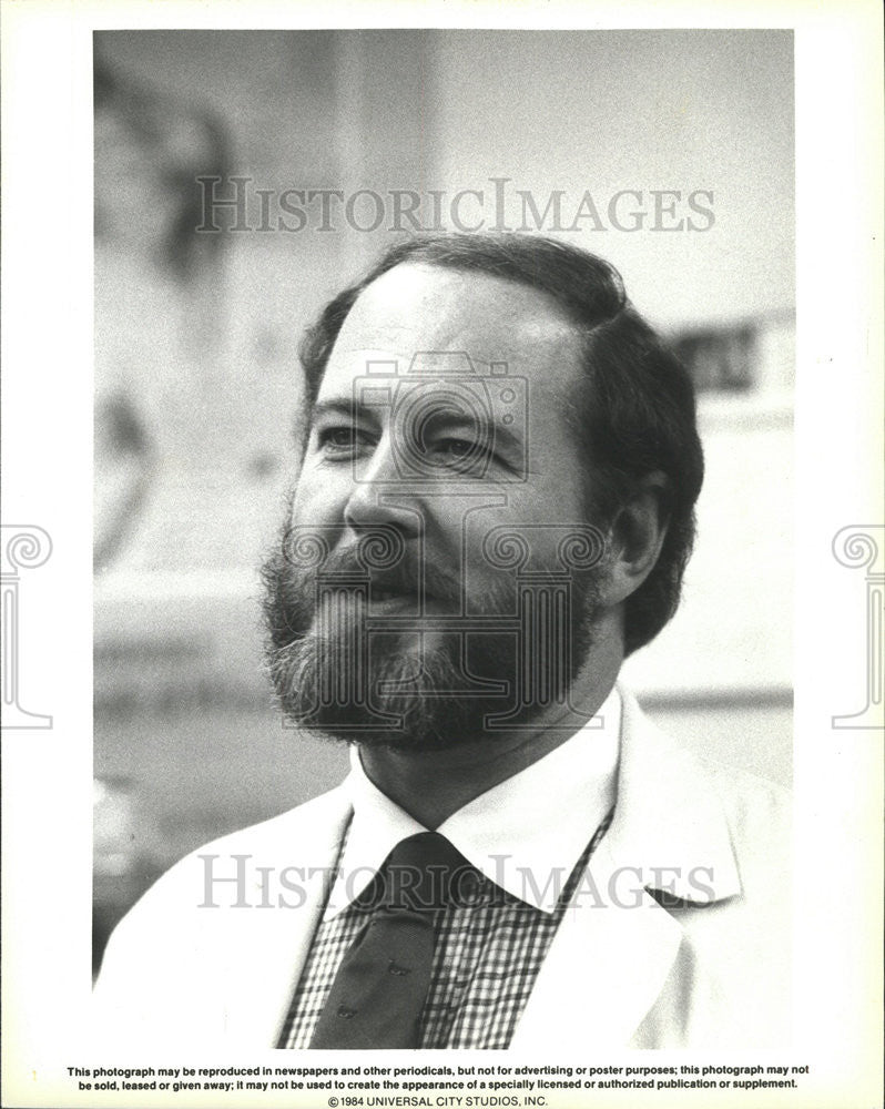 1985 Press Photo David Ogden Stiers American Actor and Director - Historic Images