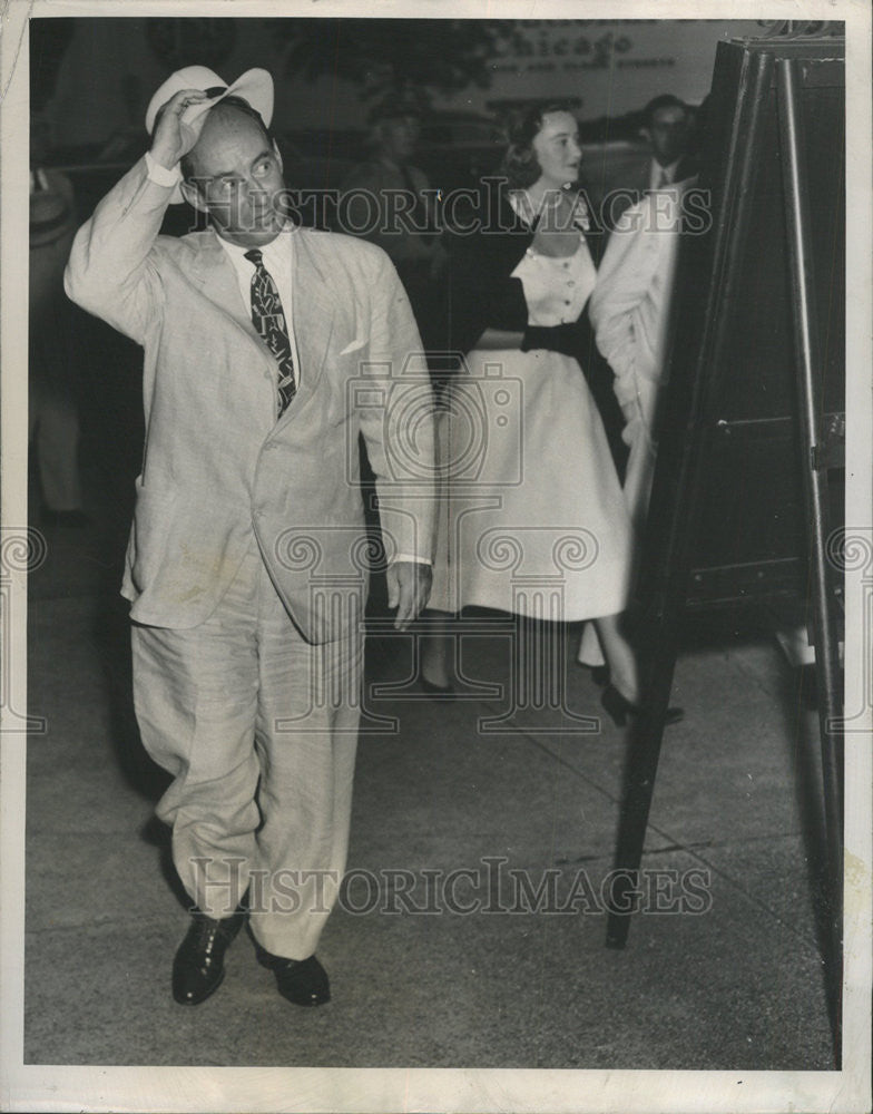 1952 Press Photo Adlai Steveson Illinois Governor Democratic Politician - Historic Images