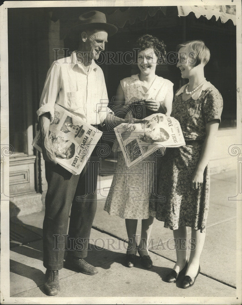 1931 Press Photo Carmel Jesse Eloise Florence Shouse town daily times - Historic Images