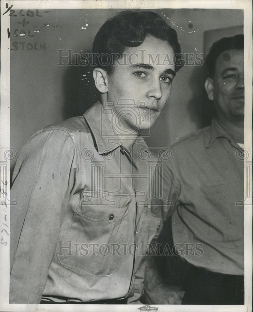 1945 Press Photo Donald Jay Cook Chicago Murderer - Historic Images