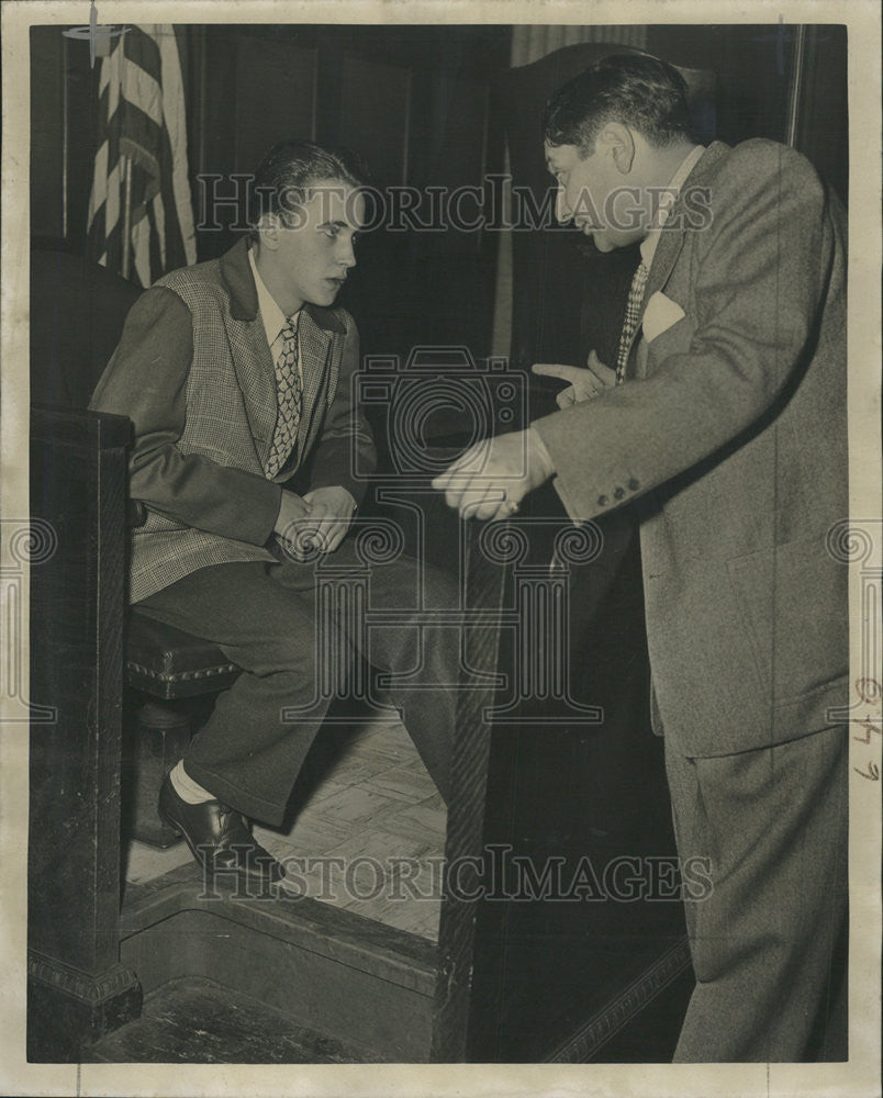 1945 Press Photo Donald Jay Cook - Historic Images