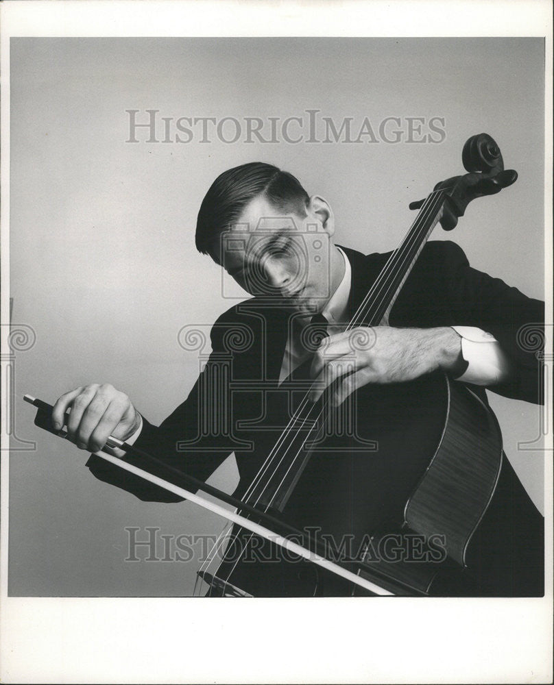 1967 Press Photo Cellist David Eicher - Historic Images