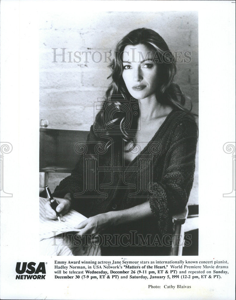 1993 Press Photo Jane Seymour English Actress - Historic Images