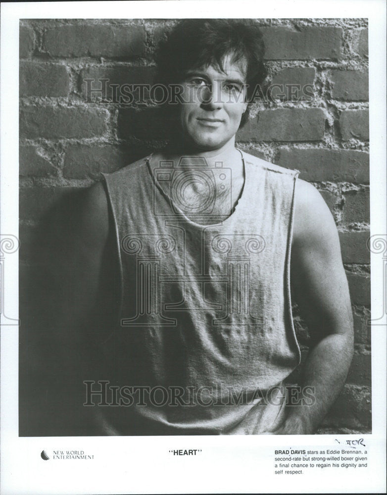 1987 Press Photo Brad Davis American Film &amp; Television Actor - Historic Images
