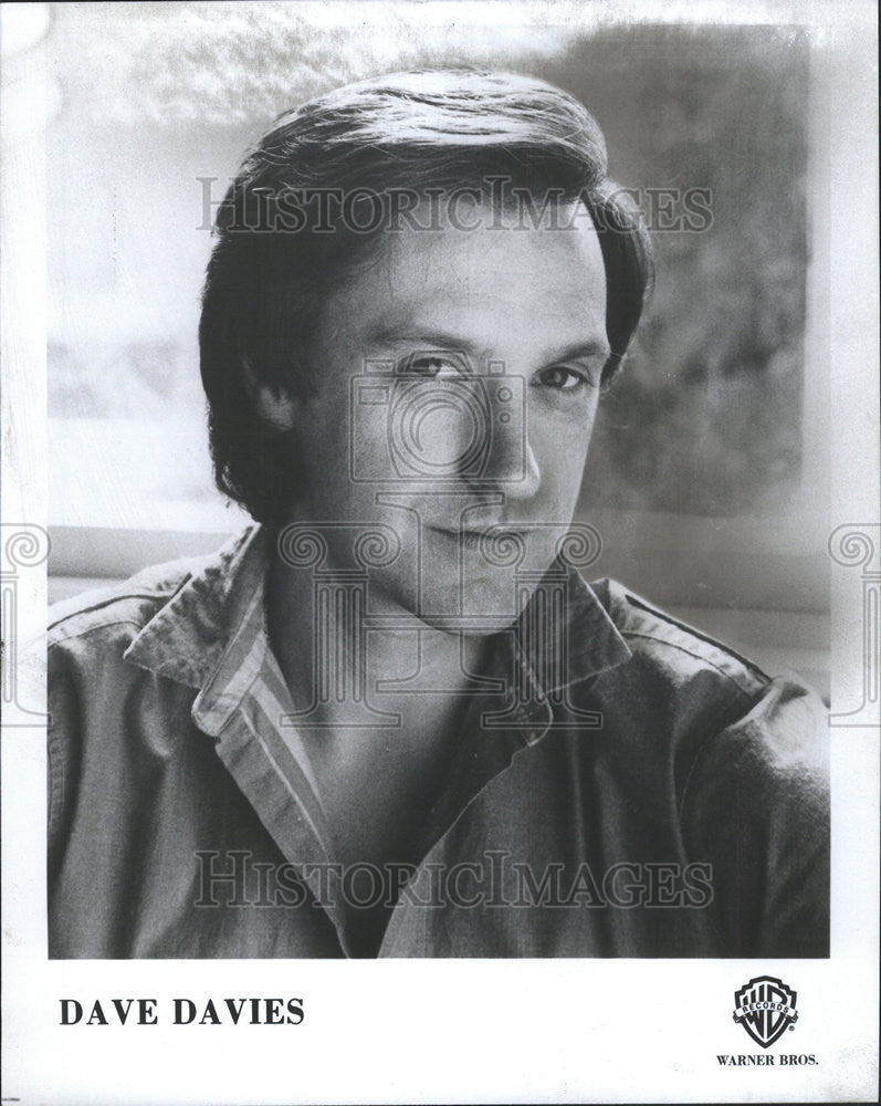 1983 Press Photo Photograph of Dave Davies, American Actor. - Historic Images