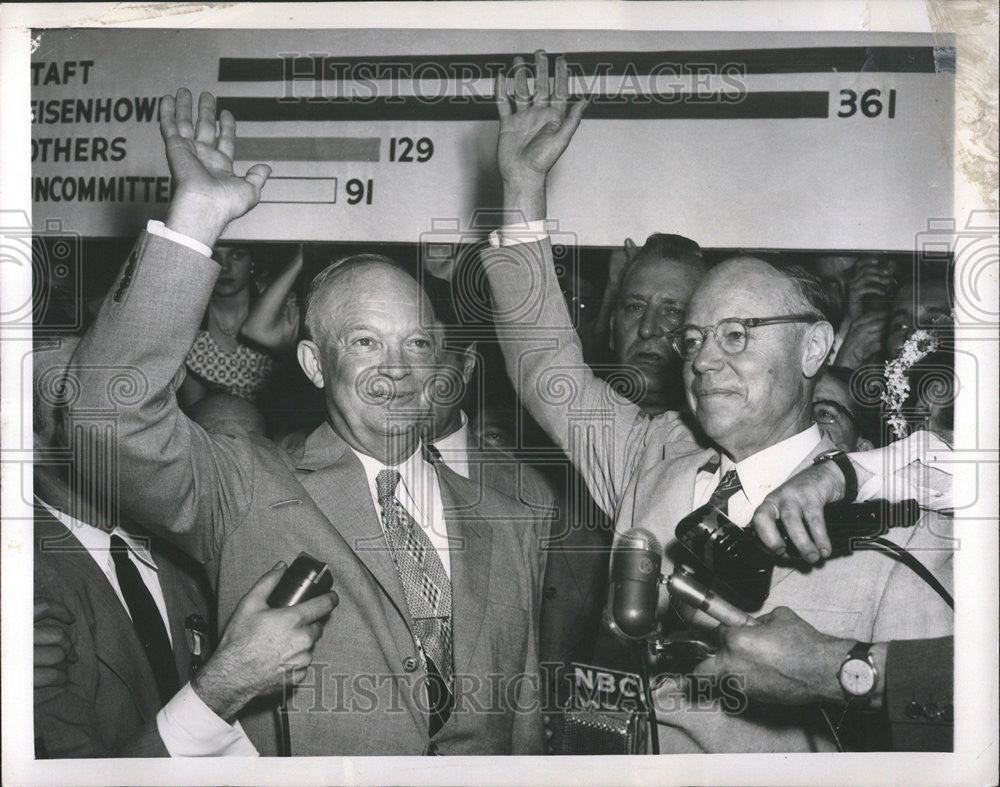 1952 Press Photo General Dwight Eisenhower Republican Presidential Nominee - Historic Images