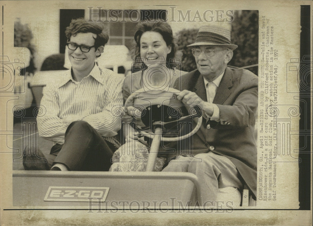 1972 Press Photo Dwight D. Eisenhower President - Historic Images