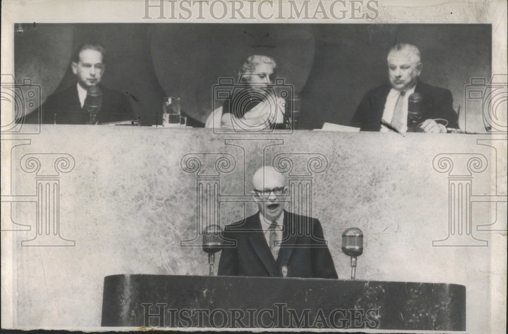 1953 Press Photo President Dwight D. Eisenhower - Historic Images