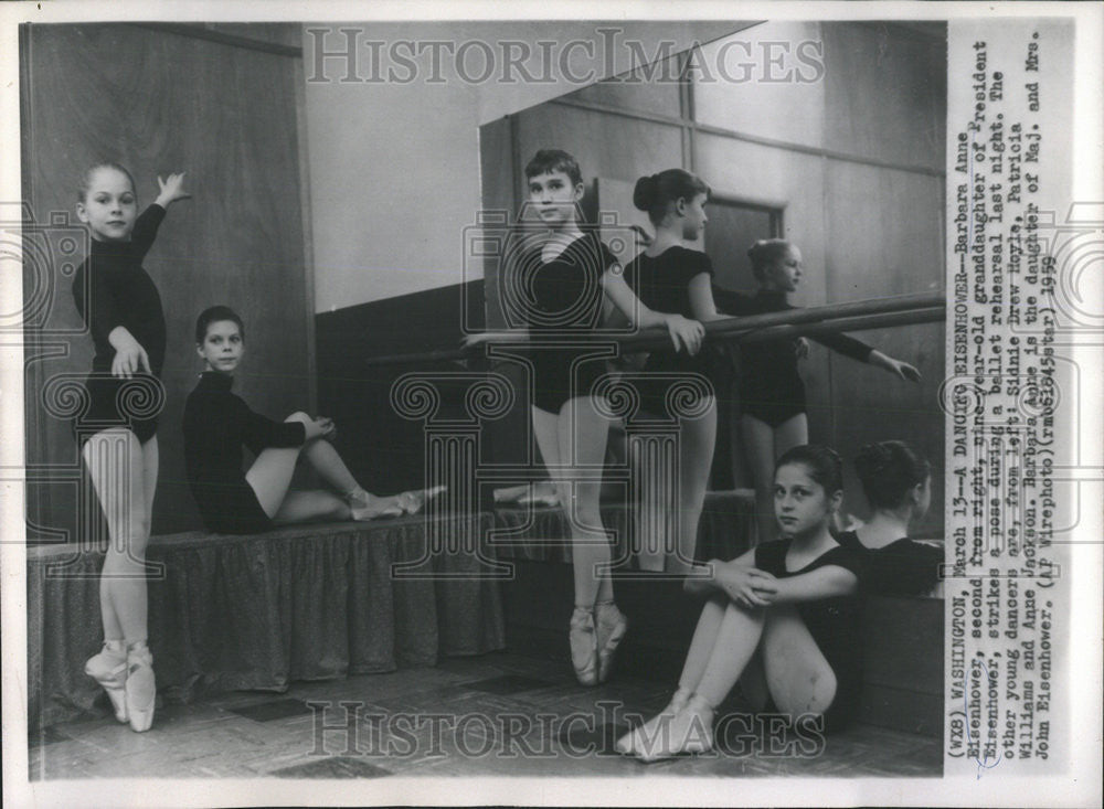 1959 Press Photo Barbara Anne American President Eisenhower&#39;s Granddaughter - Historic Images