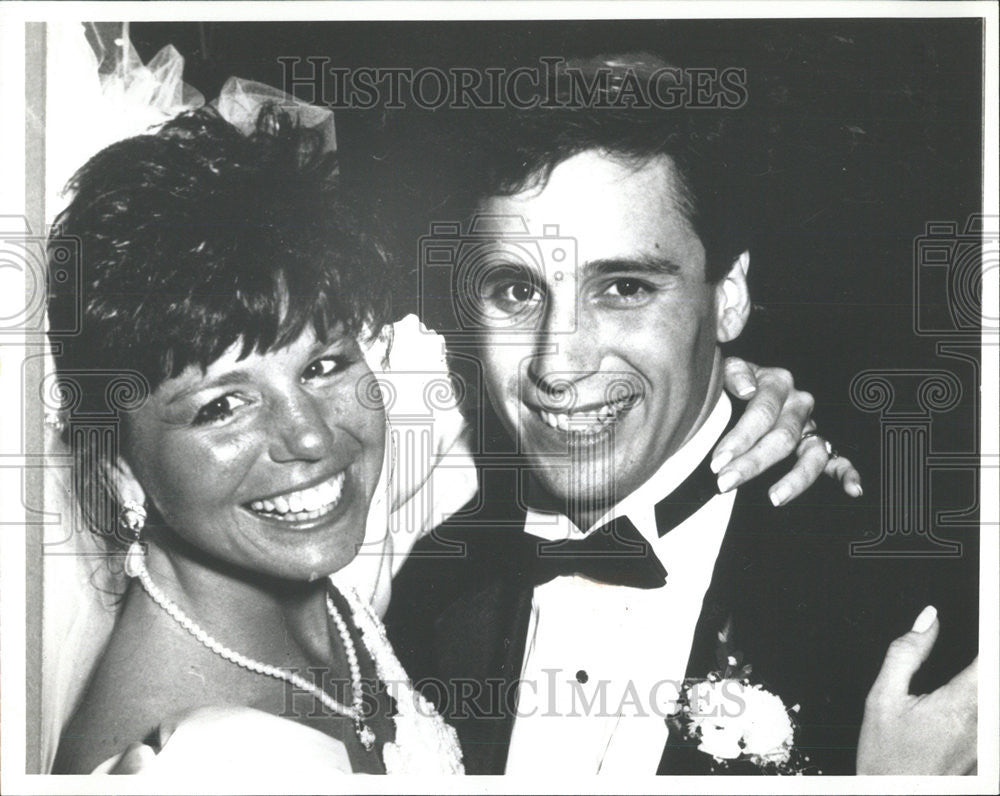 1993 Press Photo Steve Kolinski and His Wife - Historic Images