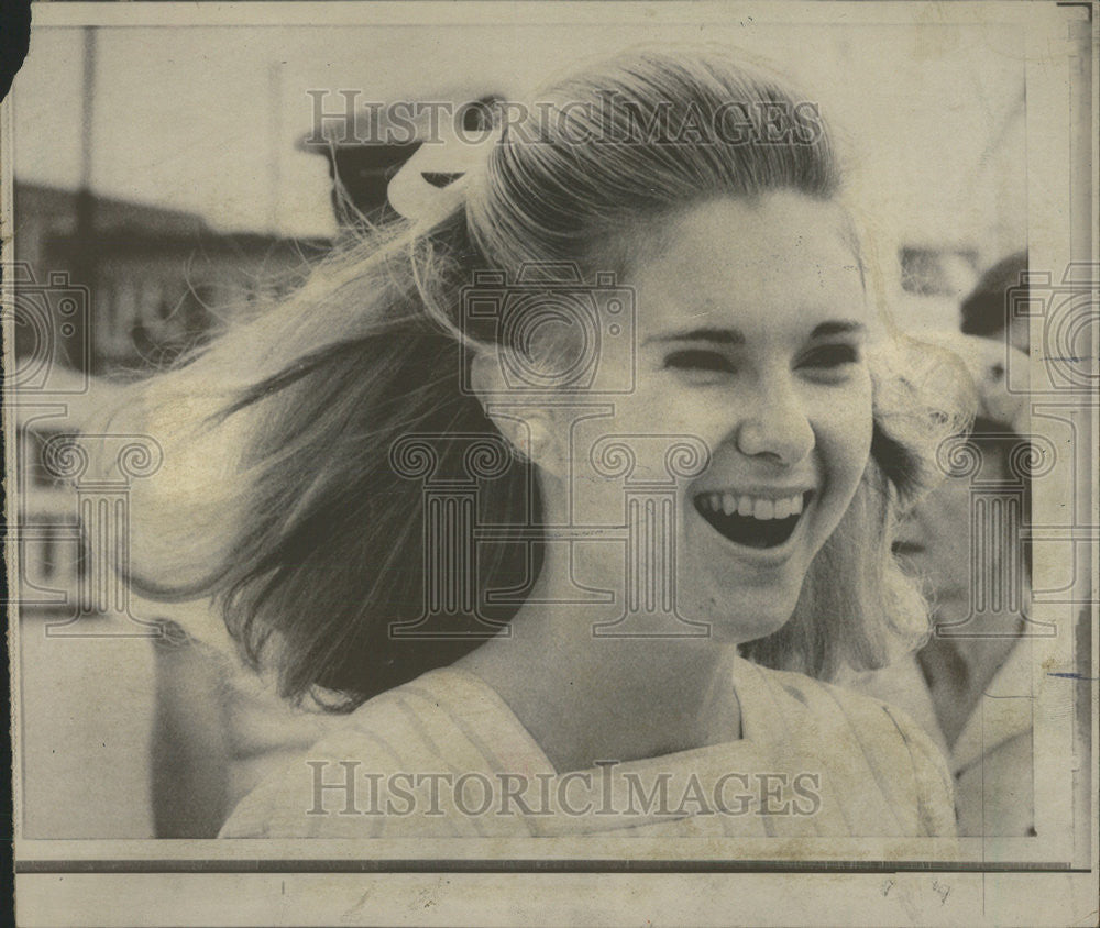 1969 Press Photo Tricia Nixon,  President Nixon Daughter - Historic Images