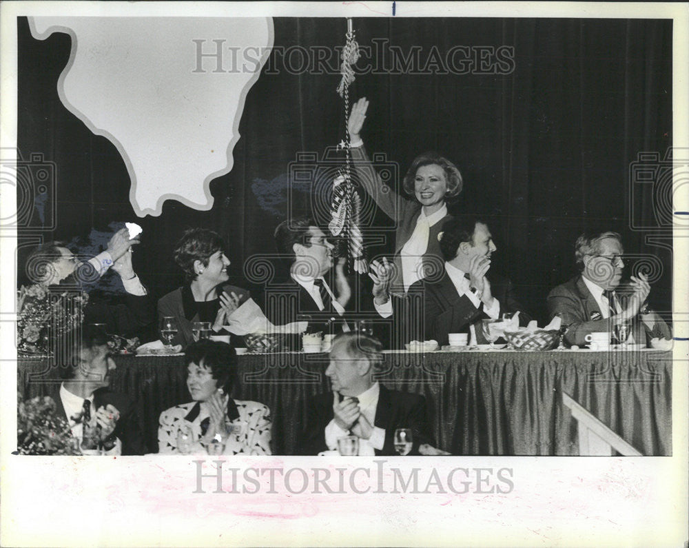 1986 Press Photo Republican Chicago United States Senate Candidate Judy Koehler - Historic Images