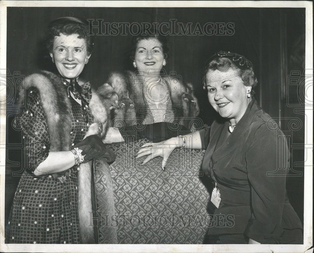 1955 Press Photo Mrs. James Kelly Chairman of the Big Sisters&#39; Starlite Ball - Historic Images