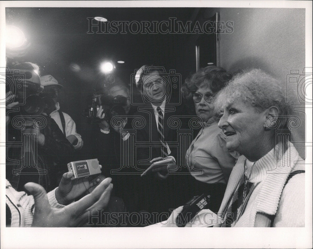 1989 Press Photo Judy Kelly Actress - Historic Images