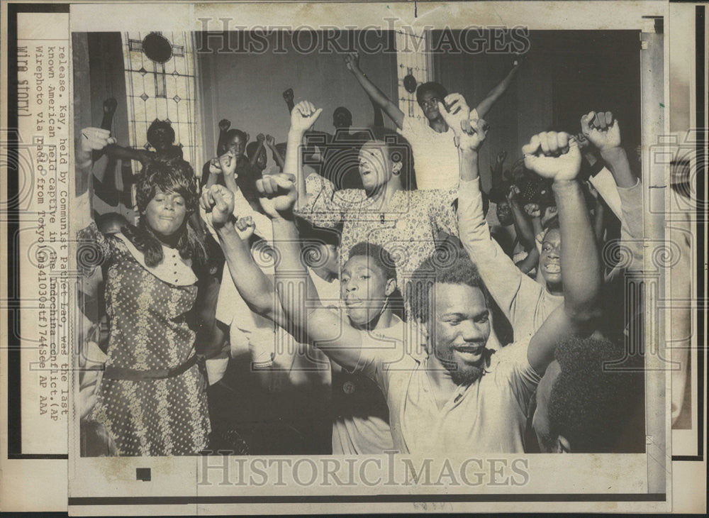 1974 Press Photo Communist Pathet Lao - Historic Images