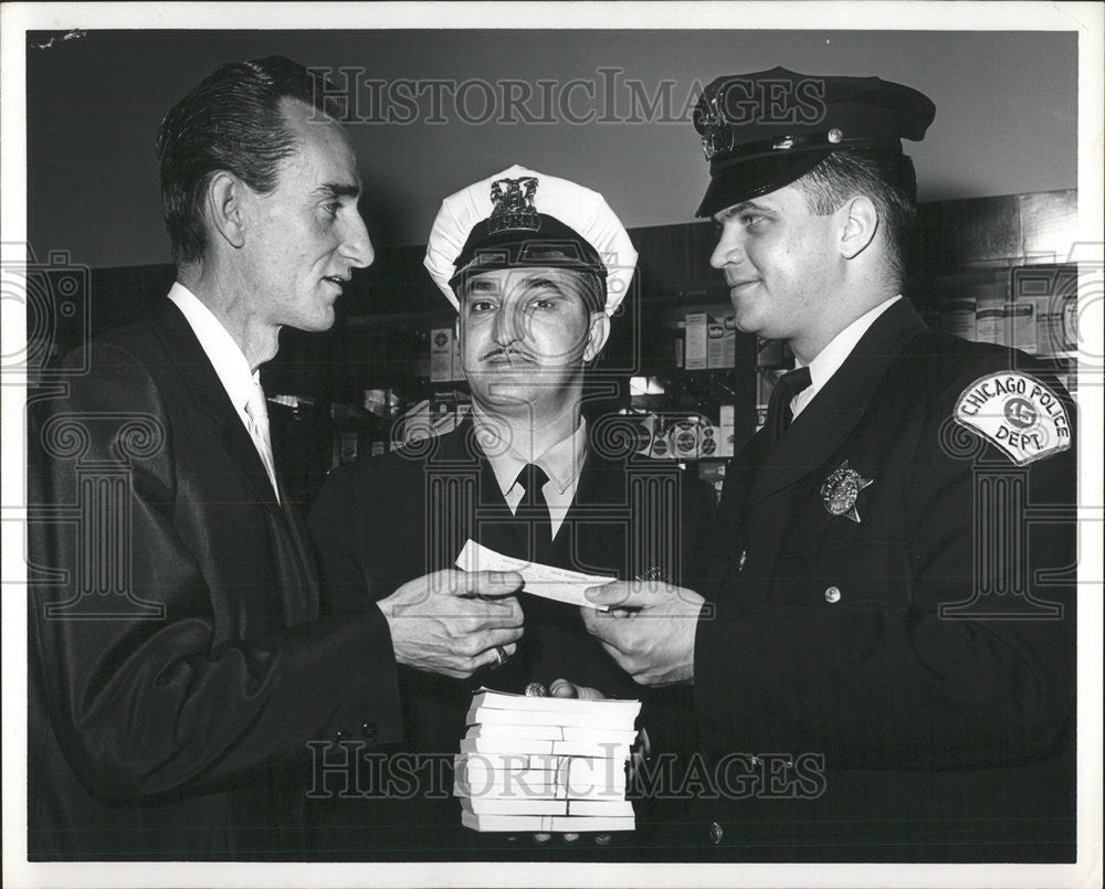 1961 Press Photo Patrick Devereaux, President Mustket &amp; Henriksen, Joseph Cangia - Historic Images