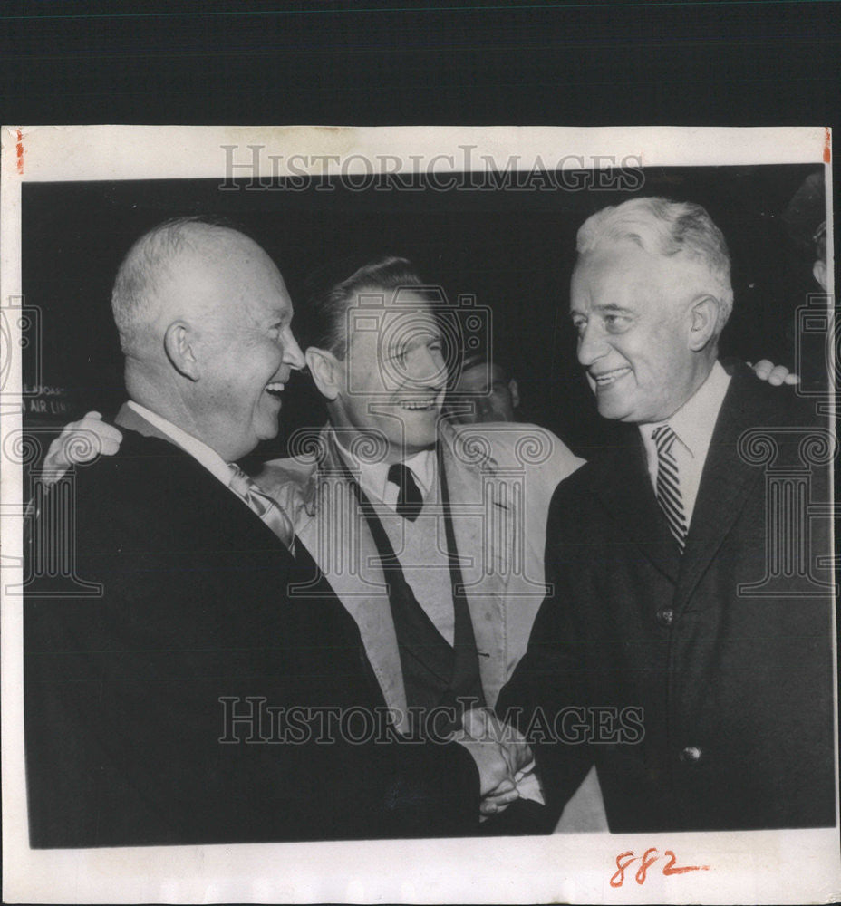 1958 Press Photo Rep Kenneth B Keating  Republican Candidate Politician - Historic Images