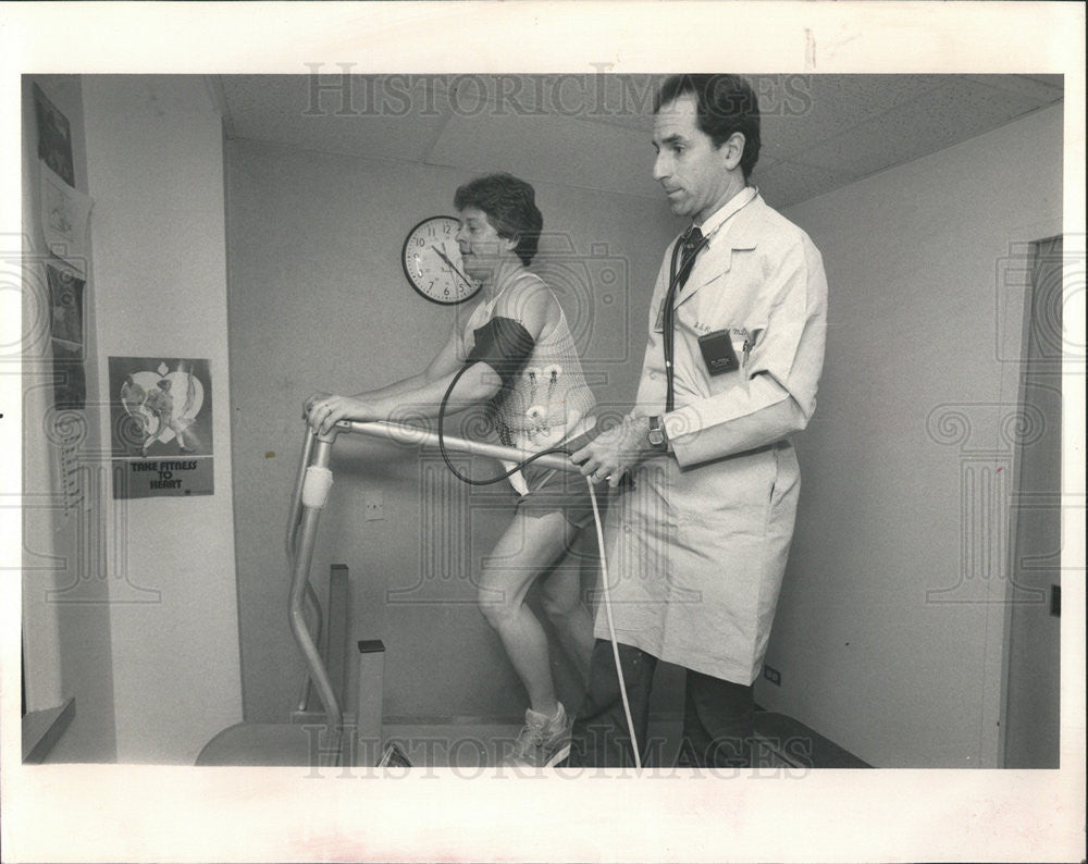 1988 Press Photo Michael Cordts Heart Disease Patient - Historic Images
