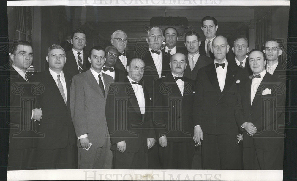 1957 Press Photo Consul Lithuanian Independence Dinner South Shore Country Club - Historic Images