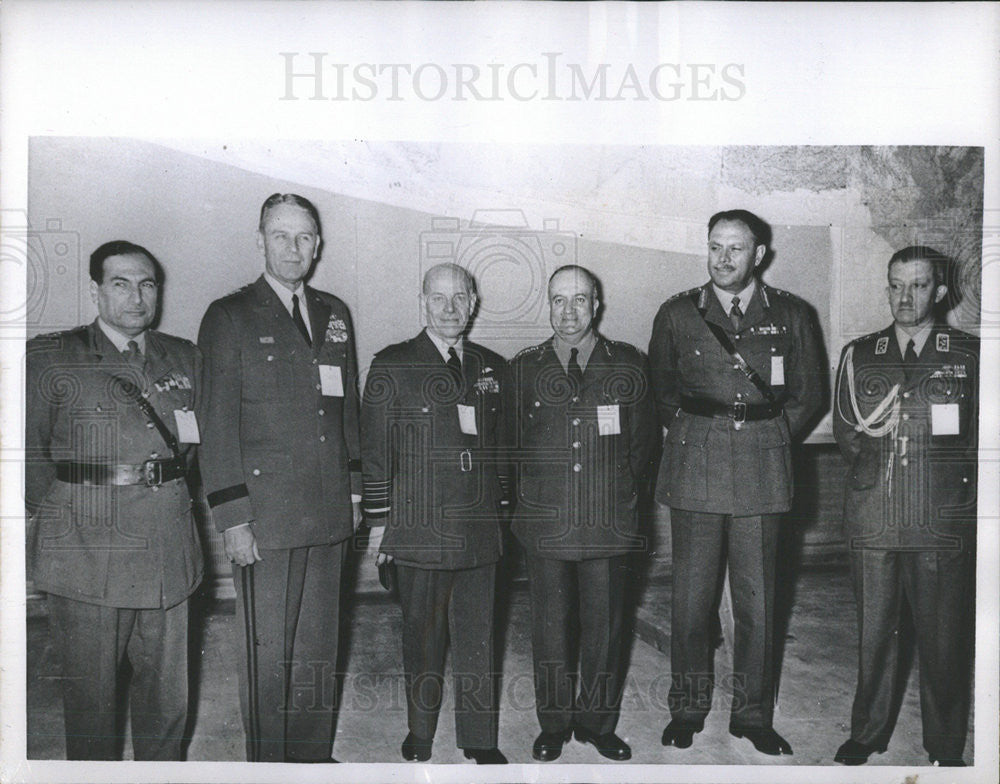 1958 Press Photo American Military - Historic Images