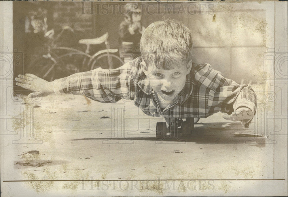 1968 Press Photo Jon Eisele, son of Apollo Astronauts - Historic Images