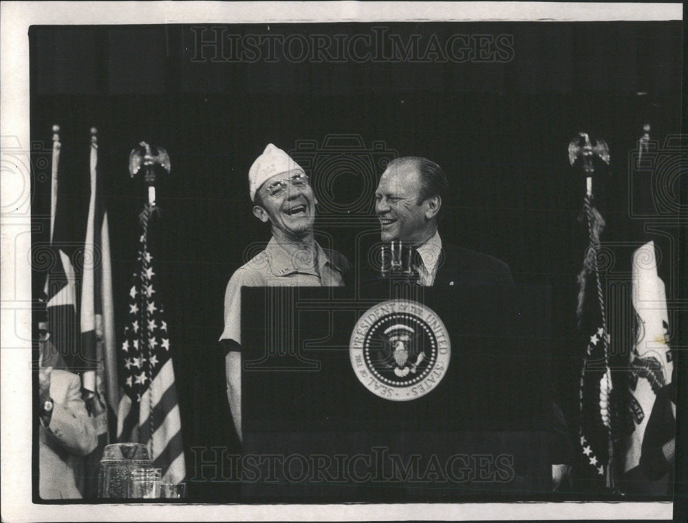 1974 Press Photo President Gerald R Ford United States Political Leader - Historic Images