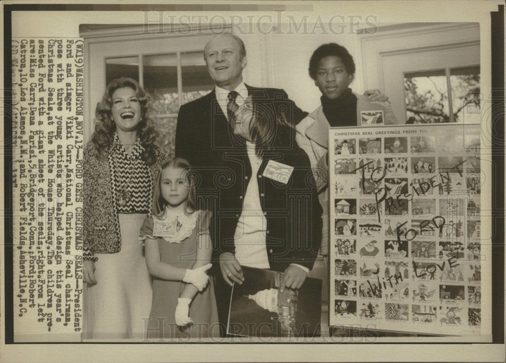 1972 Press Photo President Gerald Ford Politician - Historic Images