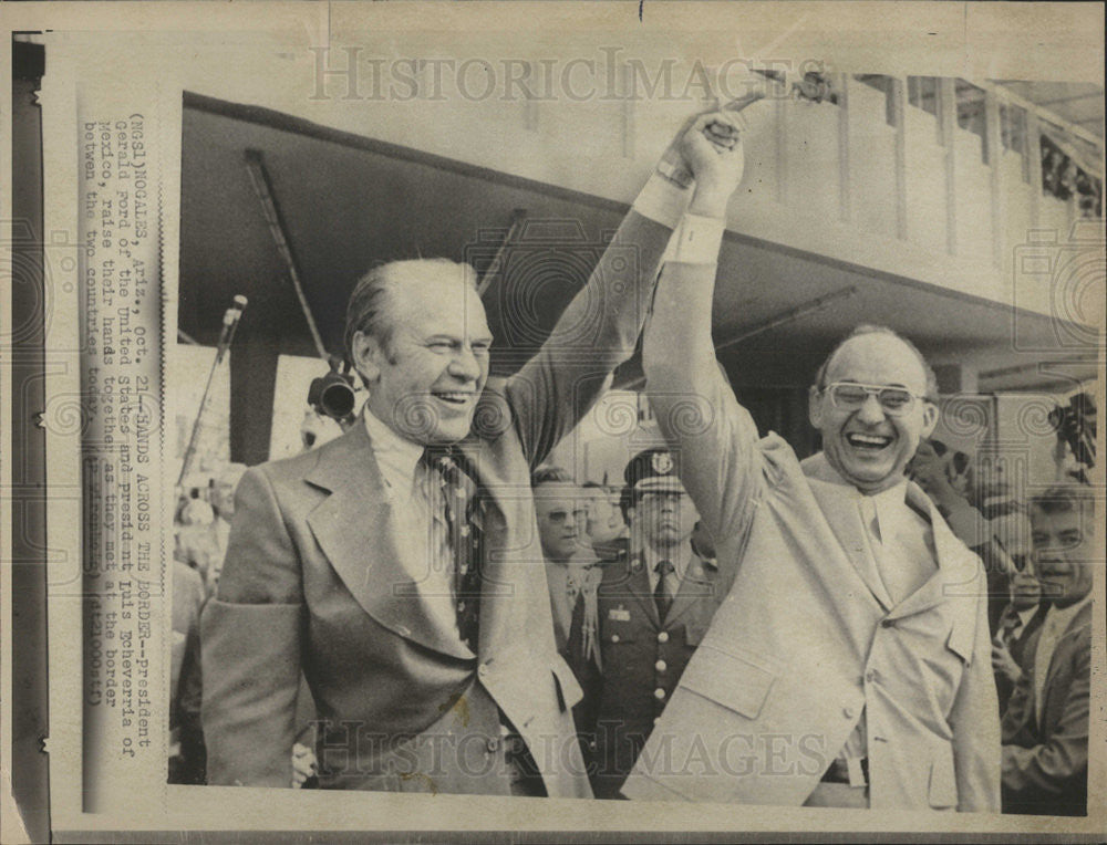 1974 Press Photo President Gerald R Ford United States Politician - Historic Images