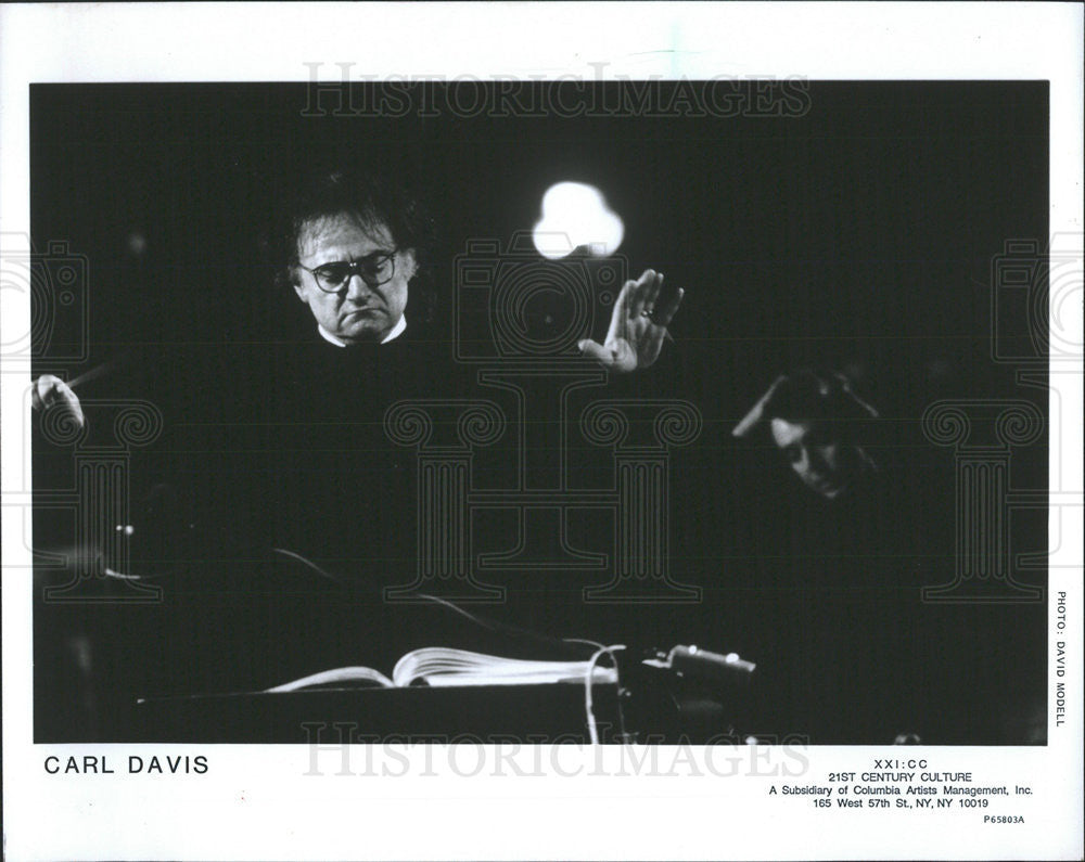 1992 Press Photo Conductor Carl Davis - Historic Images