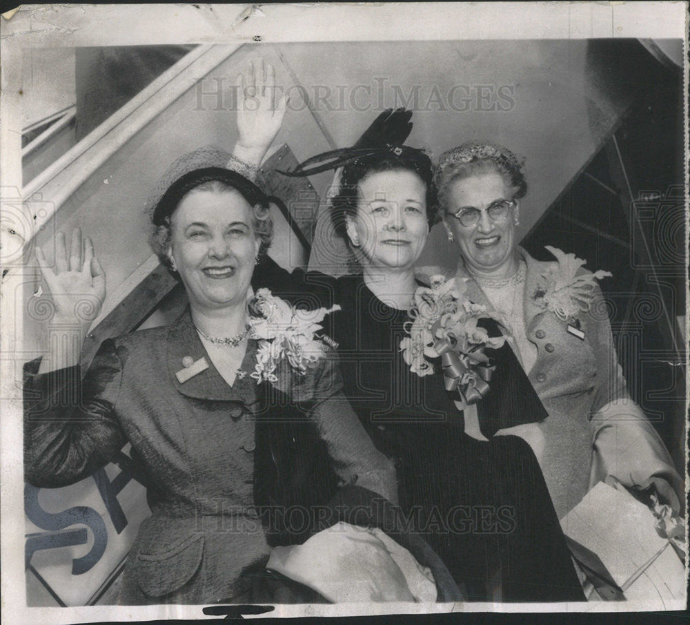 1955 Press Photo General Federation Womens Club - Historic Images