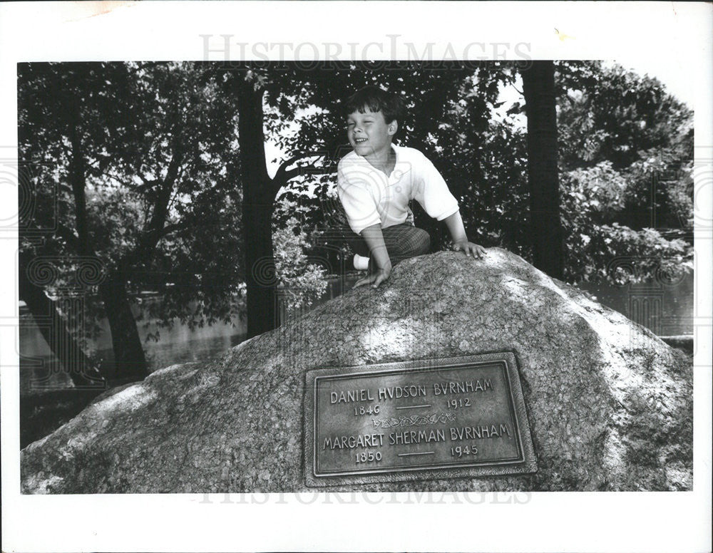 1993 Press Photo Forebears Daniel Burnham Grand Son Famous Architect Burnham - Historic Images